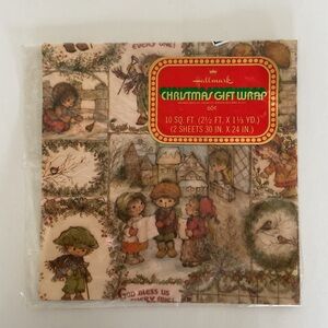 Vintage Hallmark Tiny Tim Wrapping Paper NWT